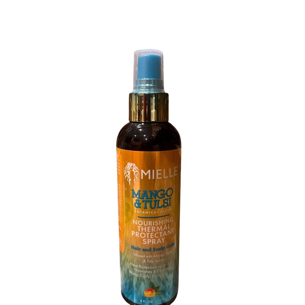 Mielle Mango &‎ Tulsi Nourishing Thermal Protectant Spray 6oz Heat Protection
